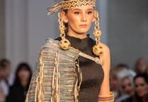 Tavistock's teen model's dazzling catwalk debut