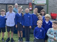Pupils enjoy a juicy outdoor lesson
