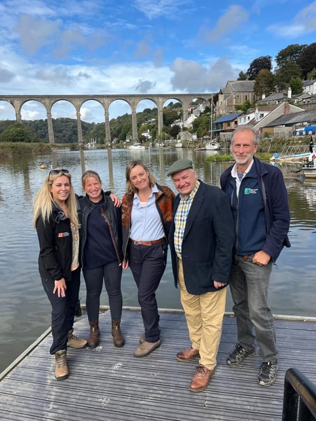 A landmark meeting of two national bodies in the Tamar Valley showcased the solar-powered Calstock ferry and the Calstock Wetlands. 