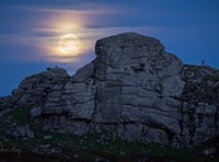 Dartmoor's Harvest Supermoon spectacle