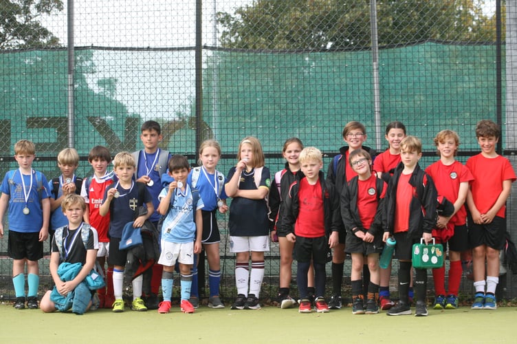 West Devon primary school footballers' spirited competition. Pictures by Mhairi McCall.