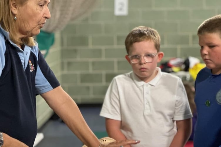 Teaching children how to be safe at Junior Life Skills sessions in West Devon.