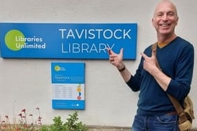 Tavistock crime thriller author Terry Green is giving a free talk about his work at outside Tavistock Library.