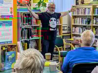 Comedian and writer at town library