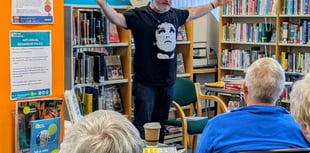 Comedian and writer at town library