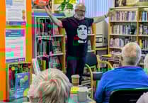 Tavistock Library users enjoy comedian and writer