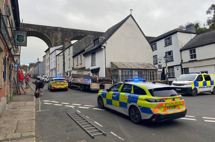 Emergency services are attending an incident this morning on Bannawell Street, Tavistock.  Roads are closed while paramedics attend.