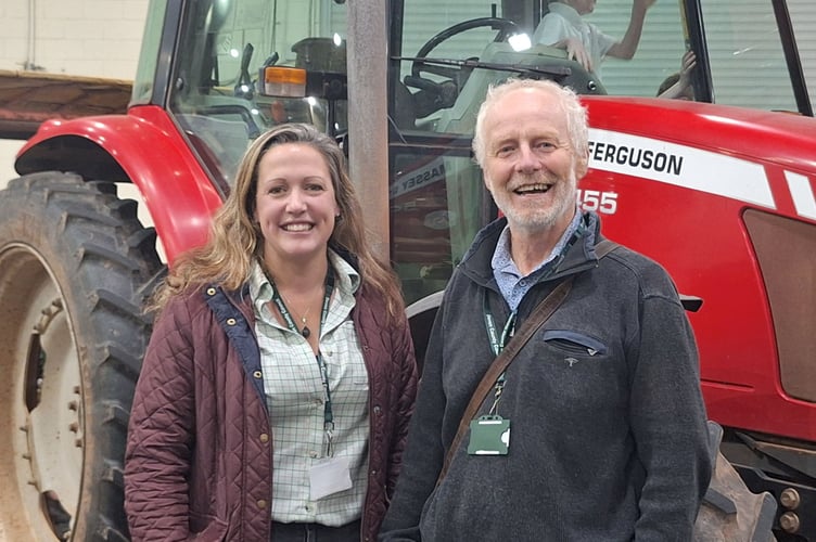 Cllrs Cheryl Cottle-Hunkin and Henry Gent