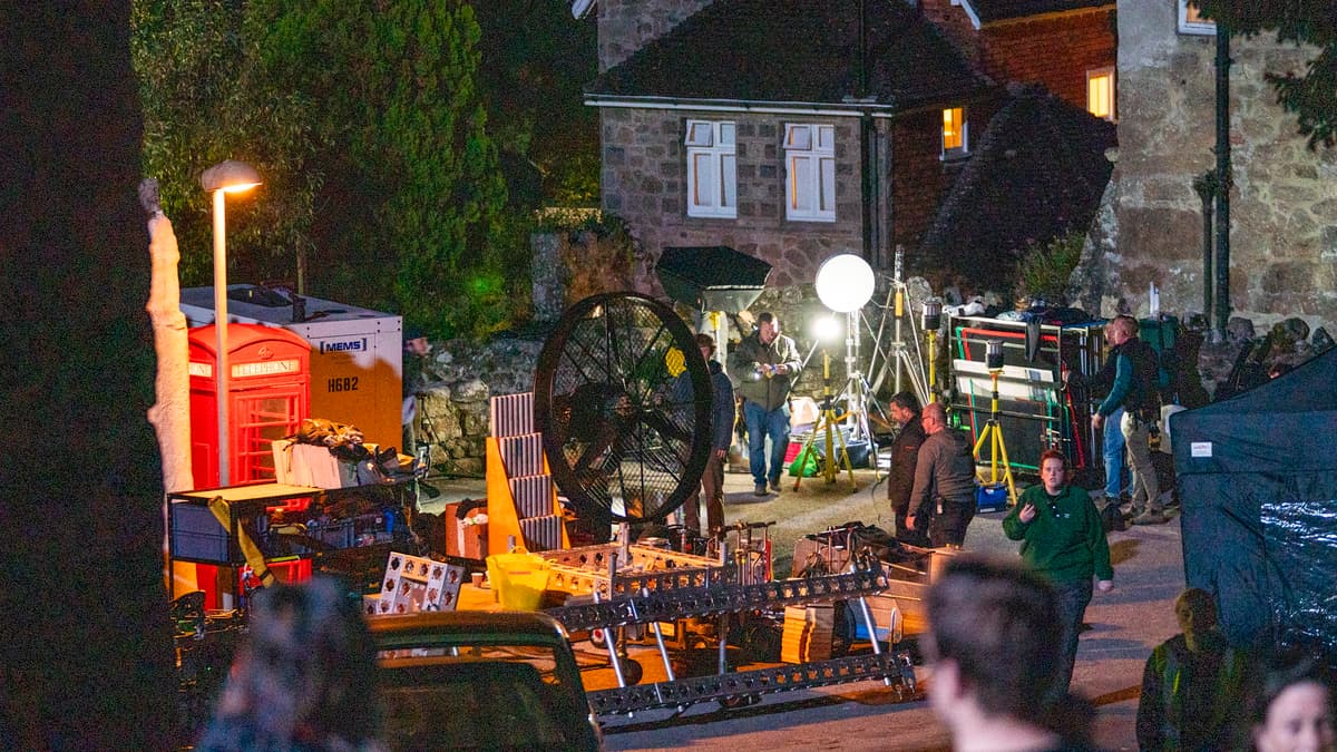 Harry Potholes - blighted village gets long-awaited repairs by film crew