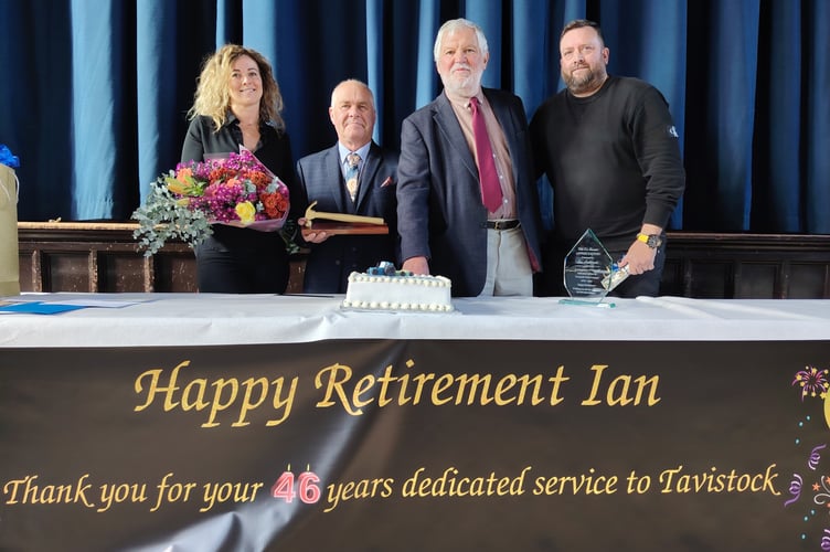 Tavistock Town Council wishes Ian Lashbrook a happy retirement.