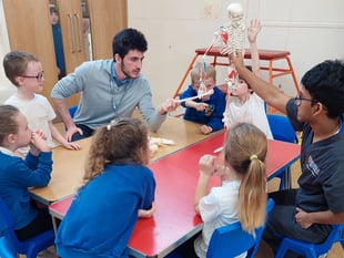 Lifton pupils inspired by medical students' educational visit