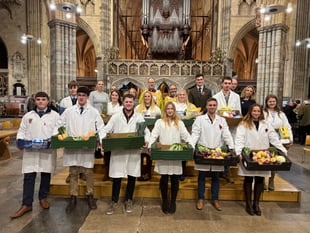 Devon YFC harvest thanksgiving held at Exeter Cathedral
