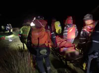 Injured youngster rescued from moor