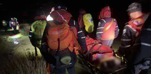 Injured youngster rescued from moor