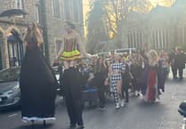 Halloween parade in Tavistock