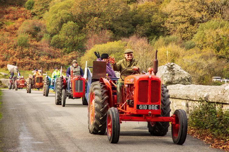 A cavalcade of tractors of all ages and sizes rallied for charity.