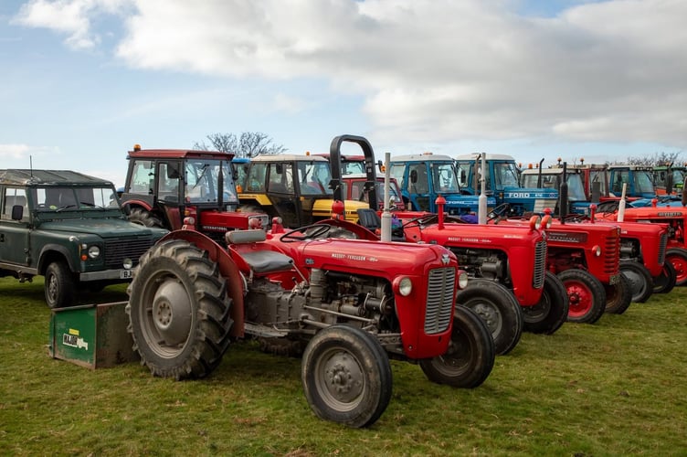 A cavalcade of tractors of all ages and sizes rallied for charity. Picture by Sam Hussey.