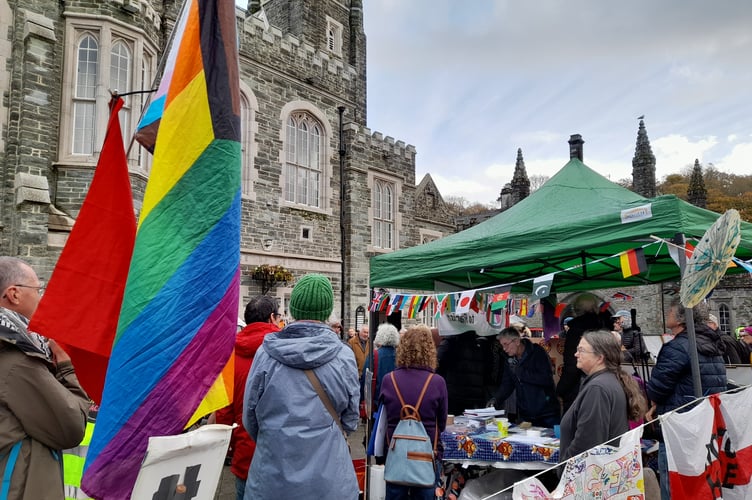 Respect rally in Tavistock