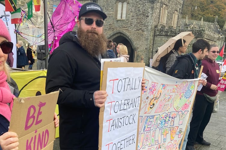 Respect rally in Tavistock