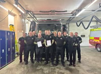 Retiring firefighters' fond farewell