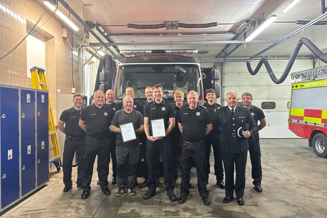 Retiring firefighters' fond farewell