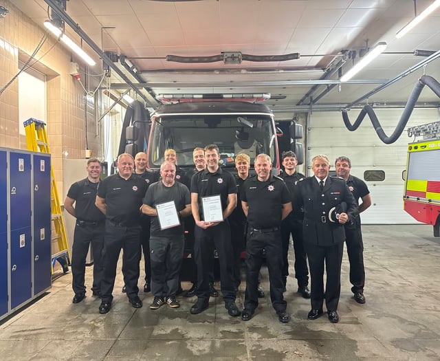 Retiring firefighters bid a fond farewell