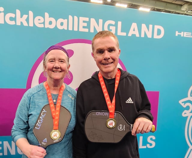 Okehampton pickleball player wins gold at national championships