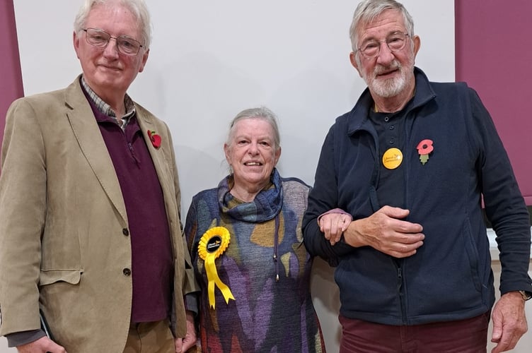 Former Okehampton mayor Jan Goffey has been elected the new Okehampton borough councillor for the Lib Dems in the West Devon Borough Council by-election on November 6.
