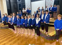 WATCH: Pupils honour relatives fallen in war 