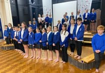 Tavistock pupils honour relatives fallen in war