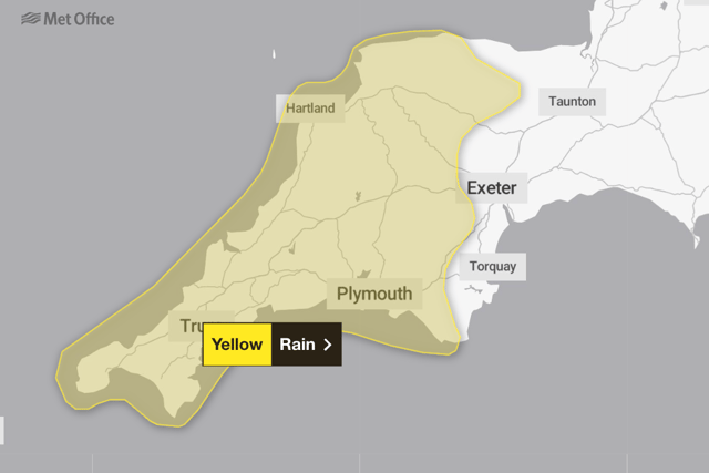 Yellow weather warning issued for Tuesday 11 November