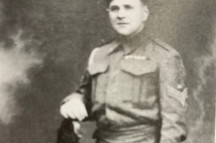 Tavistock Primary pupil Aubree-ena tell the story of her great, great grandfather in her school's remembrance concert. Private Fred Perkins served in WWI (pictured) and died fighting in WWII. Picture courtesy of Alex Mettler & Gerry Woodcock, from 'Lest We Forget' 'Tavistock Fallen of the Second World War'.