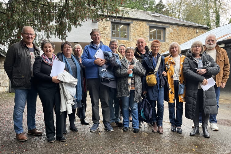 Angry residents of Devon Oaks Holiday Park.