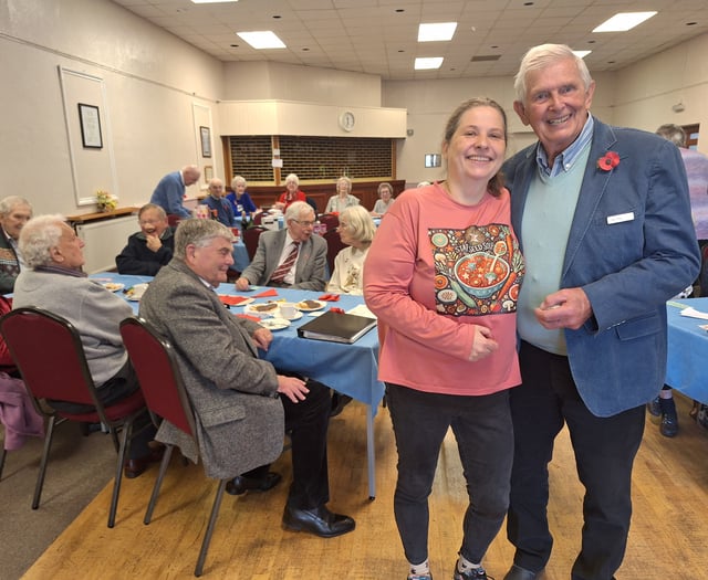 Okehampton Probus Club raises £125 for winter food projects
