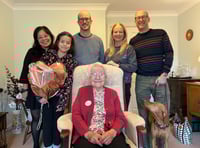 Audrey looks back on life of travel at 100