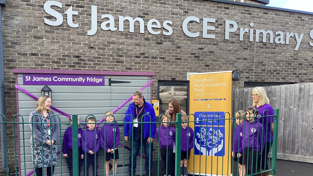 New community fridge opens at St James C of E Primary School ...