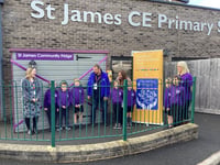 New community fridge opens at St James C of E Primary School