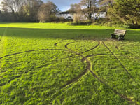 Bikers blamed for sports field vandalism