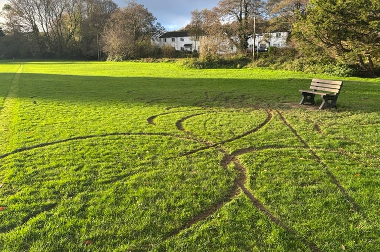 Horrabridge residents are calling for action after bikers vandalised the community Filace playing and sports field last weekend.