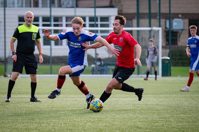 Tavistock AFC U23s in action against Morley Rangers