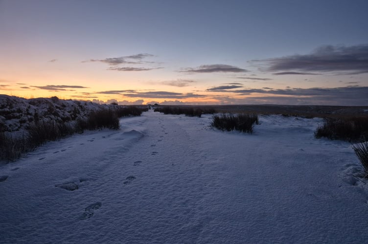 The beauty of Dartmoor in the snow.