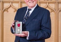 Yelverton man receives MBE from Prince William at Windsor Castle