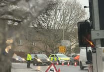 Plymouth Road clear after two-vehicle collision, no injuries