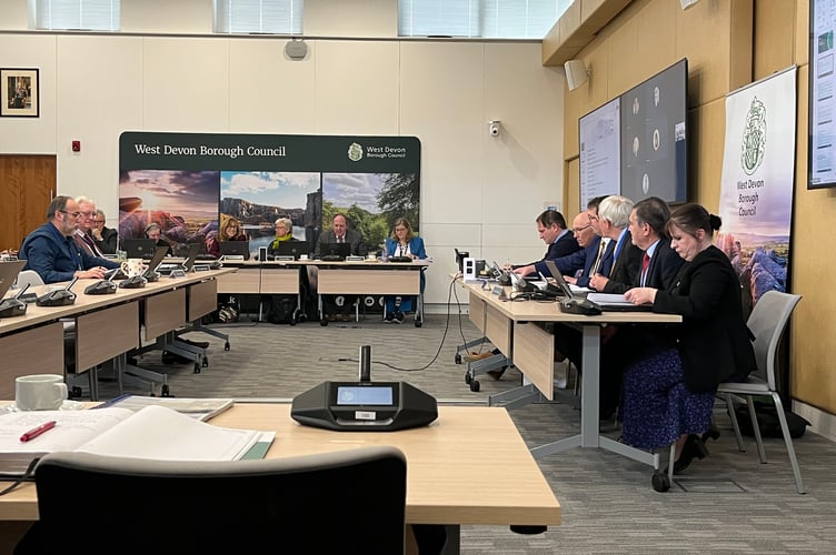 West Devon Borough Council meet to decide on their local government reorganisation proposal.