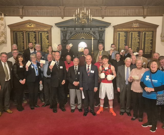 Freemasons grant £1,500 to South Tawton Girl Guides campsite