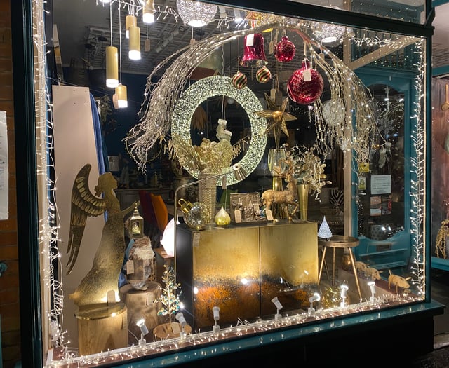 Shop windows are festive delight