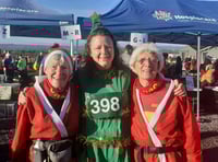 ORC ladies getting in the festive spirit