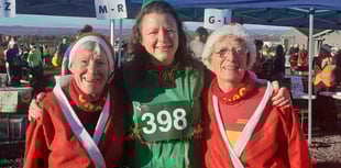 ORC ladies getting in the festive spirit