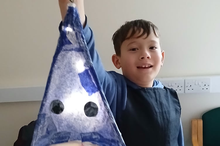 Creative youngsters join lantern-making workshops for the Tavistock Dickensian Evening parade. The sessions were held by West Devon Community Art Workshops.