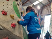 School climbing session boosts confidence